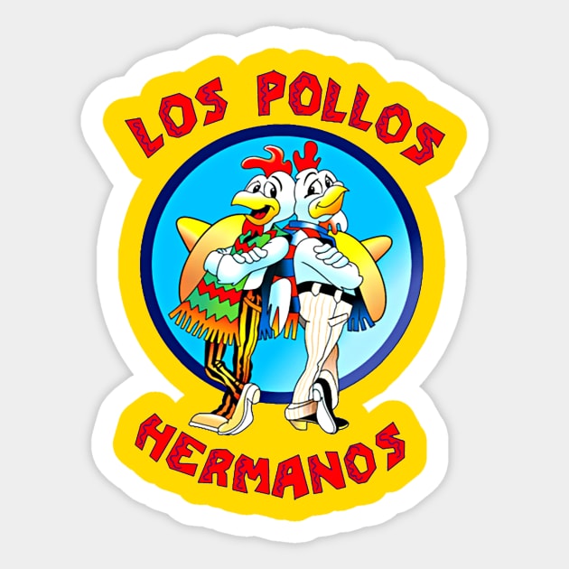 Los Pollos Hermanos Sticker by DavidLoblaw